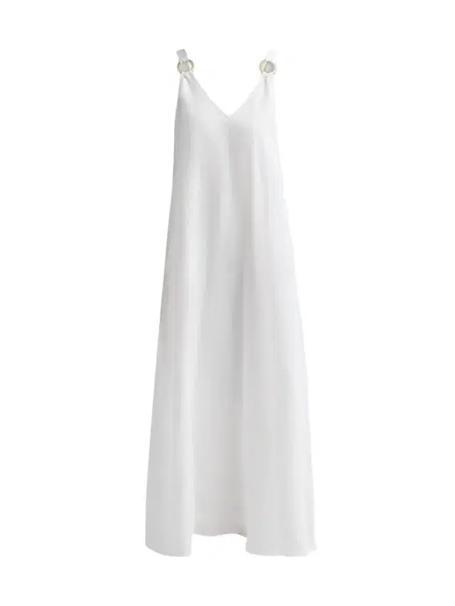 L'AGENCE Women's Didi O-Ring Strap Maxi Dress - White