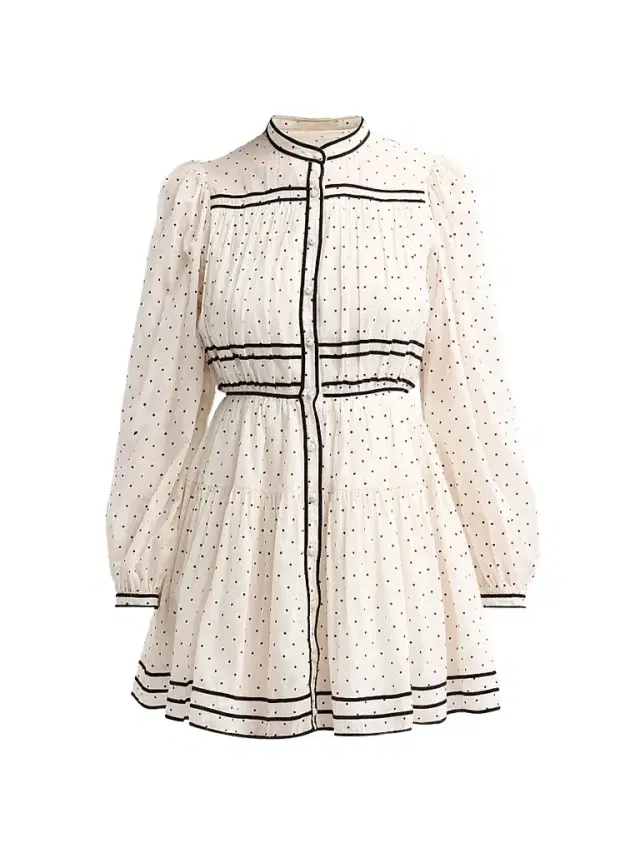 Ulla Johnson Women's Lumi Cotton Mini Dress - Blanc