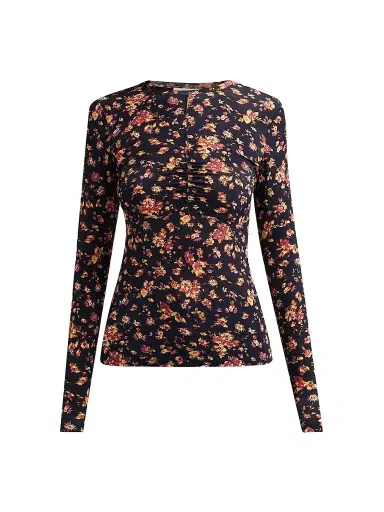 Ulla Johnson Women's Neri Long-Sleeve Jersey Top | Thumbnail 1