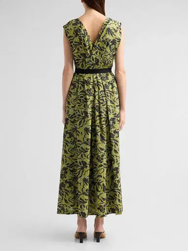 Ulla Johnson Women's Karina Bow Midi Dress | Thumbnail 3 Ulla Johnson Women's Karina Bow Midi Dress | Thumbnail 3