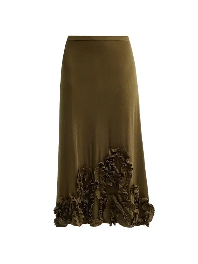 Ulla Johnson Women's Heloise Jersey Midi Skirt - Loden