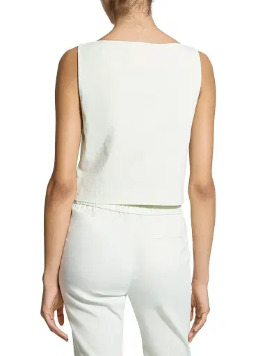 Theory Women's Cropped Boatneck Top | Thumbnail 5