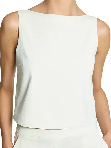 Theory Women's Cropped Boatneck Top | Thumbnail 6