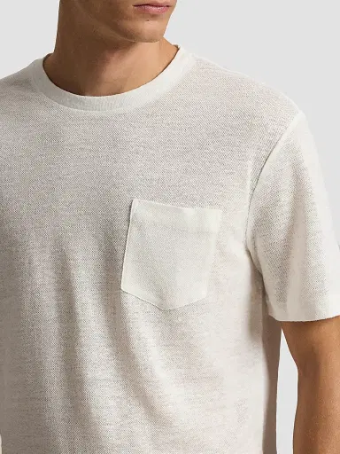 Polo Ralph Lauren Men's Standard-Fit Linen Mesh T-Shirt - Deckwash White | Thumbnail 5