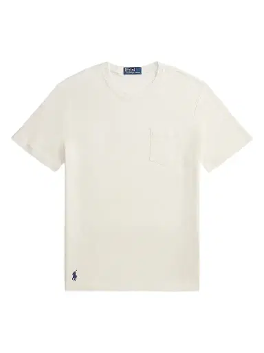 Polo Ralph Lauren Men's Standard-Fit Linen Mesh T-Shirt - Deckwash White | Thumbnail 1