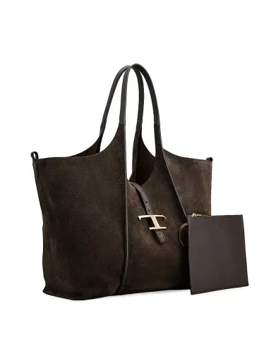 Tod's Women's Medium Suede Shopping Tote Bag | Thumbnail 7 Tod's Women's Medium Suede Shopping Tote Bag | Thumbnail 7