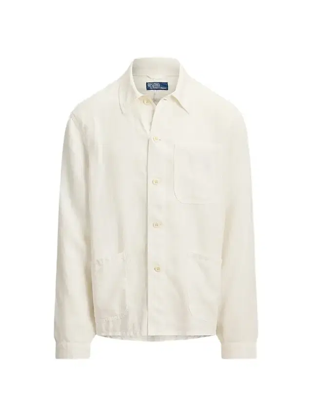 Polo Ralph Lauren Men's Linen Utility Jacket - Ceramic White