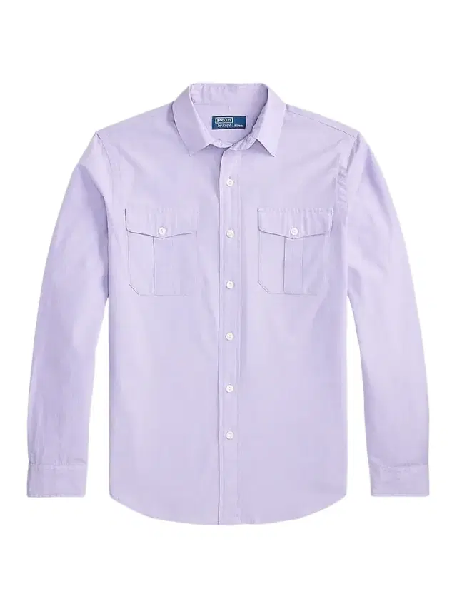 Polo Ralph Lauren Men's Classic-Fit End-on-End Workshirt - Lavender White
