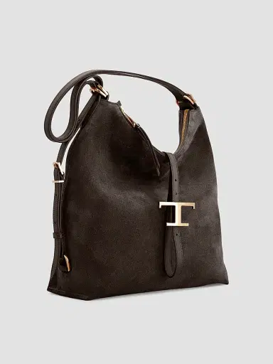Tod's Women's T Timeless Suede Small Shoulder Bag | Thumbnail 3 Tod's Women's T Timeless Suede Small Shoulder Bag | Thumbnail 3