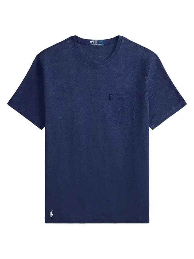 Men's Standard-Fit Linen Mesh T-Shirt - Newport Navy