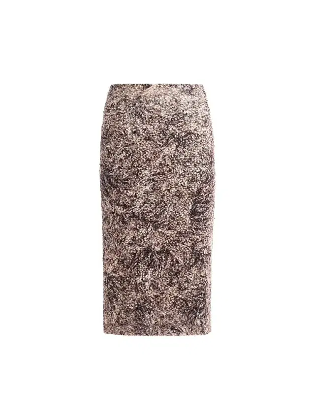 Kiton Women's Sequined Pencil Skirt - Brown