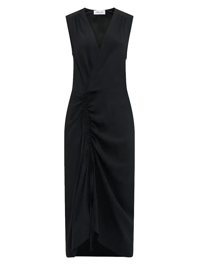 Callas Milano Women's Agnes Wrap Dress - Black