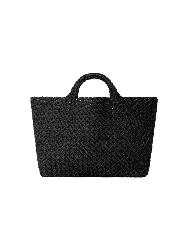 Naghedi Women's St. Barths  Double Weave Tote Bag - Jet