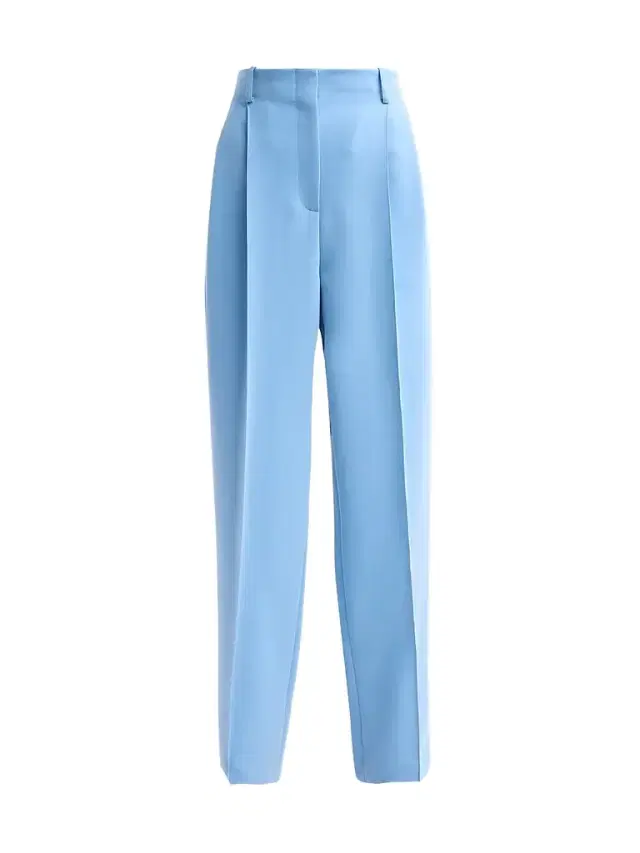 Prabal Gurung Women's Carrot Crease-Front Trousers - Light Blue