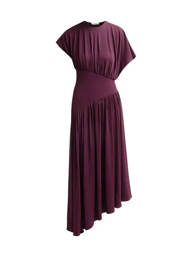 Rabanne Women's Fluid Jersey Maxi Dress - Magenta Purple