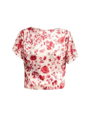 Isabel Marant Women's Hervane Floral Blouse - Ecru Pink - Size 10 | Thumbnail 1