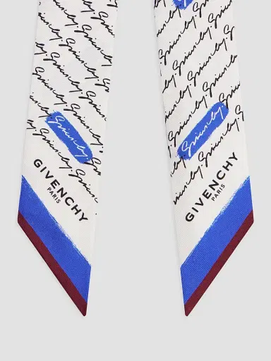 Givenchy Women's Bandeau in Silk with Signature | Thumbnail 2 Givenchy Women's Bandeau in Silk with Signature | Thumbnail 2
