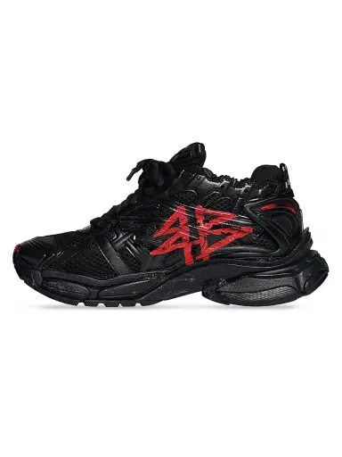 Balenciaga Men's Runner Graffiti Sneakers - Black | Thumbnail 6 Balenciaga Men's Runner Graffiti Sneakers - Black | Thumbnail 6