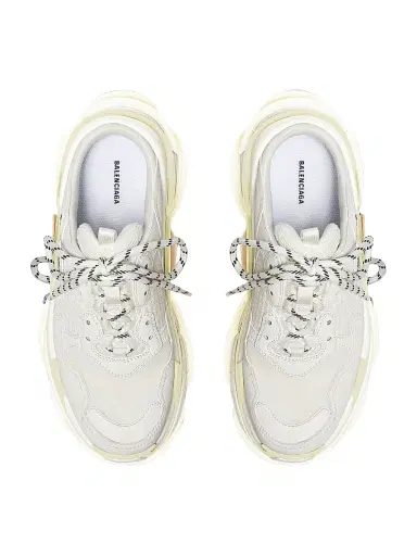 Balenciaga Women's Triple S Mules - White | Thumbnail 6