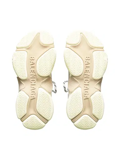Balenciaga Women's Triple S Mules - White | Thumbnail 7