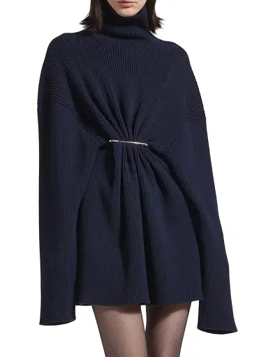 Balenciaga Women's Pinched Mini Dress | Thumbnail 2