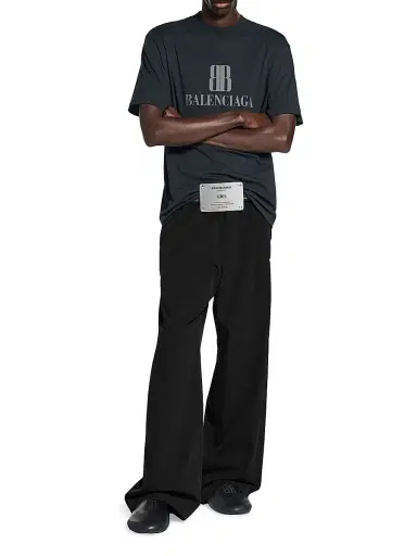 Balenciaga Men's Nano BB T-Shirt Medium Fit | Thumbnail 6