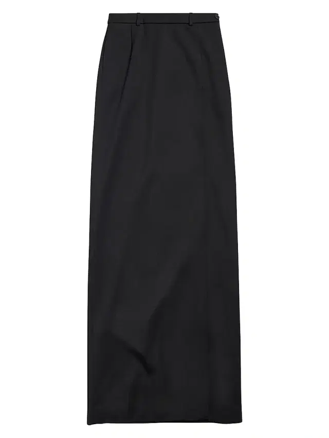 Balenciaga Women's Slit Maxi Tailored Skirt - Black