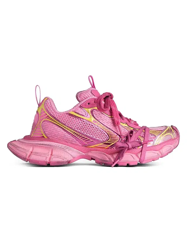 Balenciaga Women's 3XL Sneakers - Pink Yellow