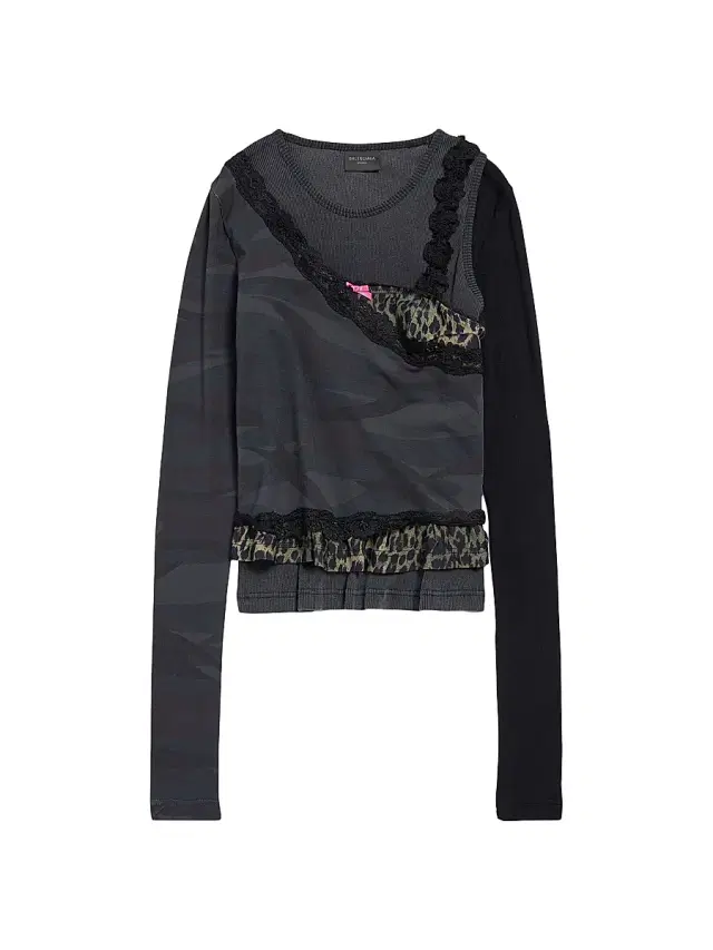 Balenciaga Women's Layered Asymmetric Top