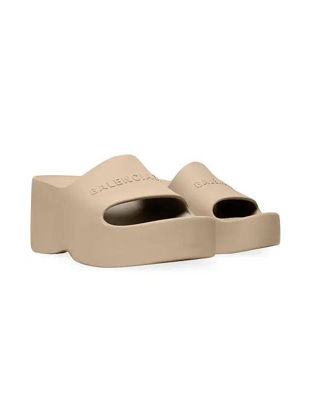Balenciaga Women's Chunky Wedge Sandals - Brown