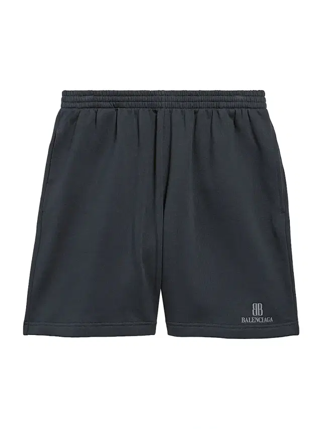 Balenciaga Men's Nano BB Shorts - Faded Black