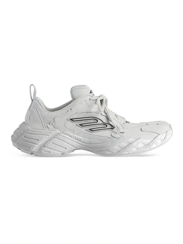 Balenciaga Men's Monday Sneakers - Light Grey