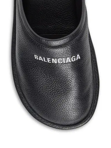 Balenciaga Men's Home Mule - Black White | Thumbnail 6 Balenciaga Men's Home Mule - Black White | Thumbnail 6