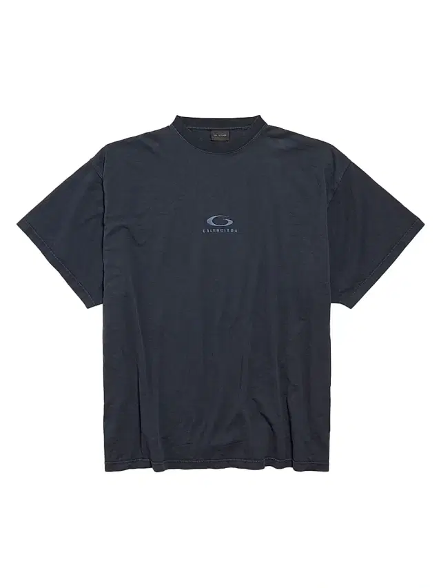 Balenciaga Men's Loop Sports Icon Oversized T-Shirt - Faded Black