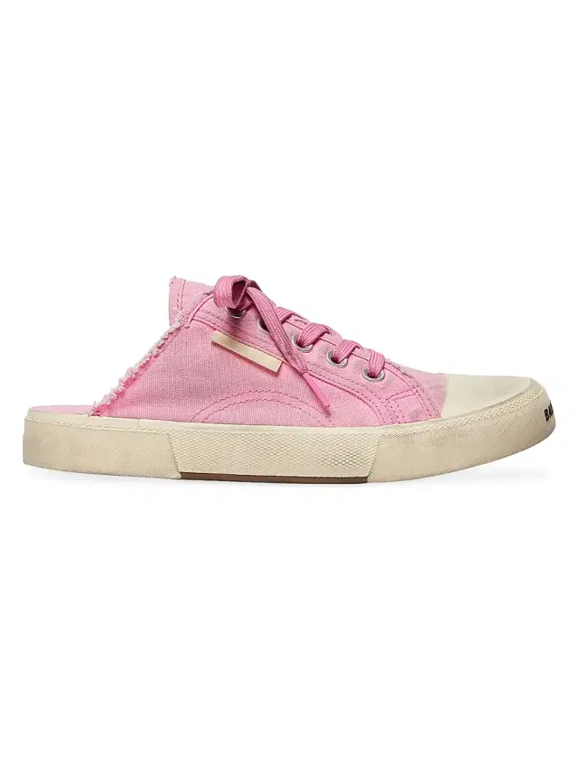 Balenciaga Women's Paris Sneaker Mules - Pink