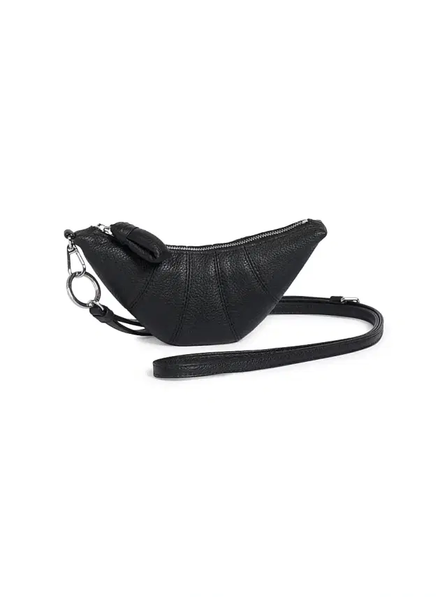 Lemaire Men's Croissant Leather Crossbody - Black