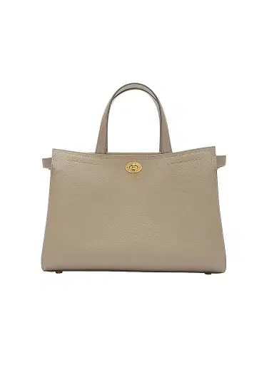 Burberry Women's Cotswolds Small Check Leather Tote Bag | Thumbnail 1 Burberry Women's Cotswolds Small Check Leather Tote Bag | Thumbnail 1