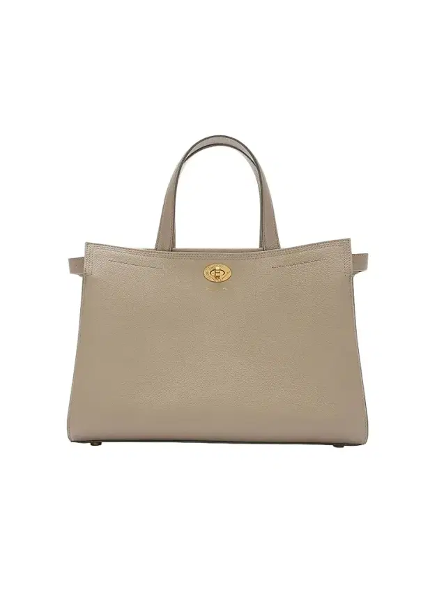 Burberry Women's Cotswolds Check Leather Tote Bag - Mushroom