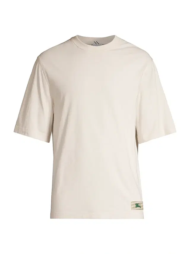 Burberry Men's Oversize Short-Sleeve T-Shirt - Beige