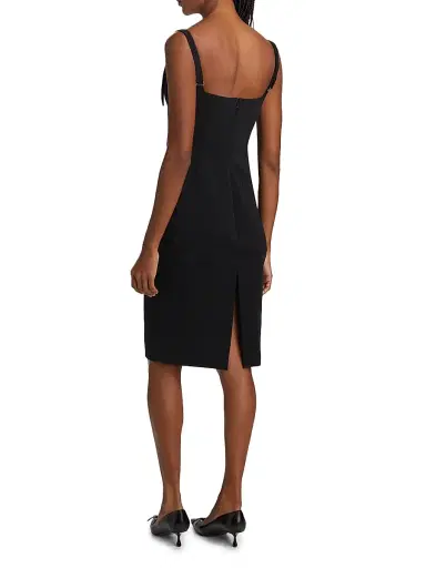 Mugler Women's Bustier Cut-Out Sheath Dress - Black | Thumbnail 5