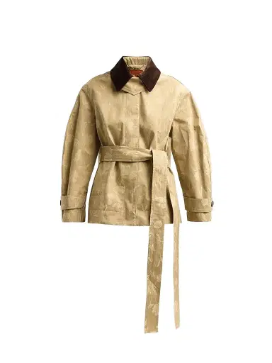 Erdem Women's Poppy Cotton Jacquard Oversized Jacket | Thumbnail 1 Erdem Women's Poppy Cotton Jacquard Oversized Jacket | Thumbnail 1