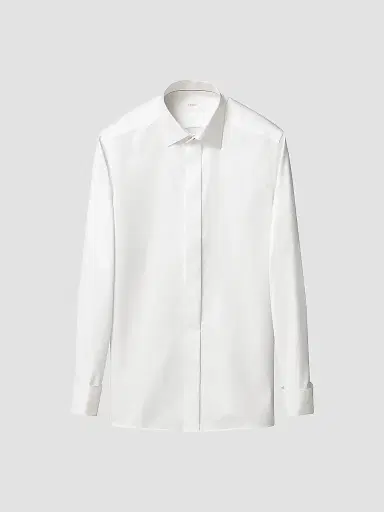 Eton Men's Geometric Brocade Formal Contemporary-Fit Shirt - White - Size 18 | Thumbnail 2