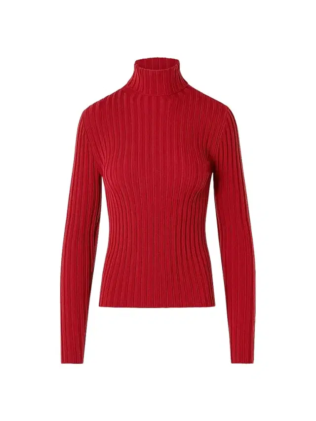 Akris punto Women's Wool Knit Turtleneck Sweater - Rusty Red
