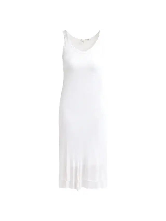 Toteme Women's Fluted Hem Midi Dress - Optic White