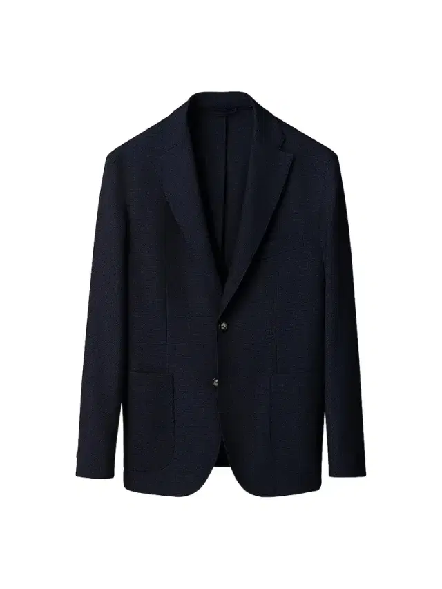 Eton Men's Stretch-Wool Jacket - Navy