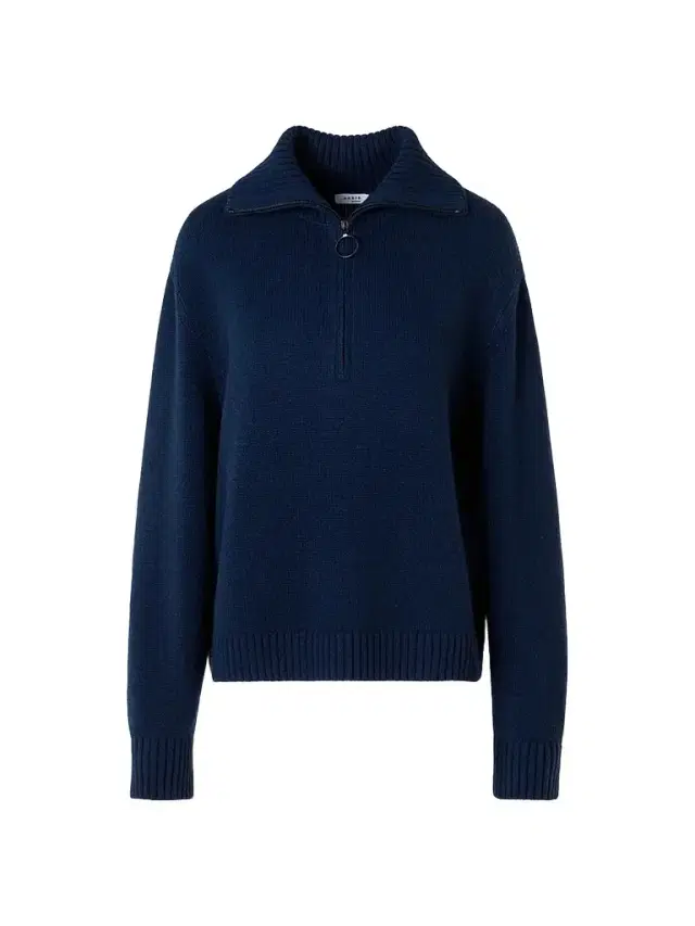 Akris punto Women's Chunky Yak Knit Half-Zip Pullover - Navy