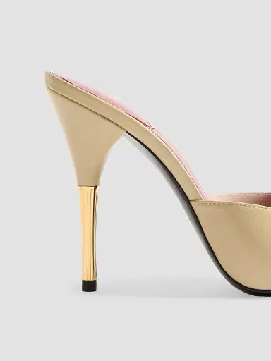 Valentino Garavani Women's Flutterby 150MM Kidskin Slide Sandals with Butterfly Detail - Rope - Size 12 | Thumbnail 6 Valentino Garavani Women's Flutterby 150MM Kidskin Slide Sandals with Butterfly Detail - Rope - Size 12 | Thumbnail 6