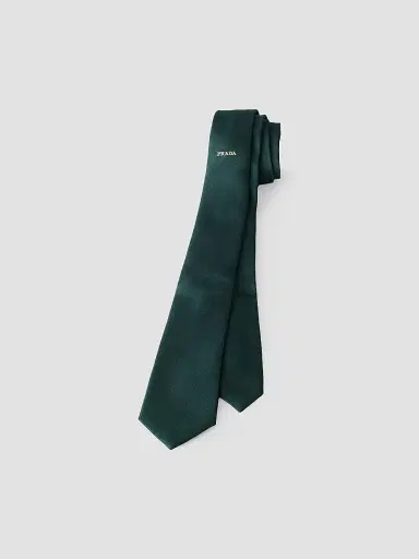 Prada Men's Silk Tie | Thumbnail 2 Prada Men's Silk Tie | Thumbnail 2
