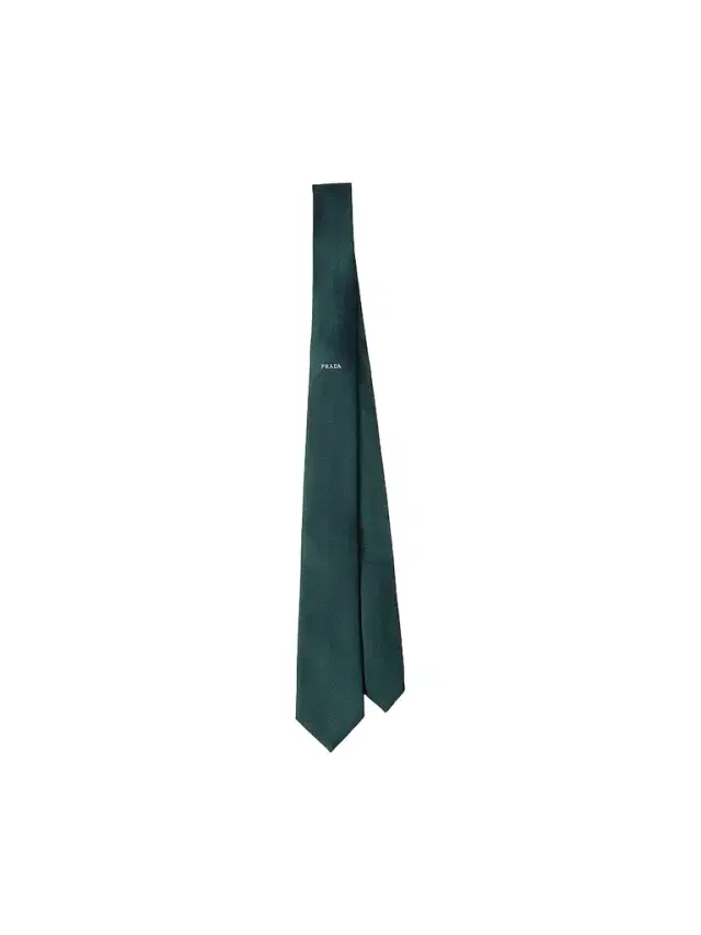 Prada Men's Silk Tie - Green