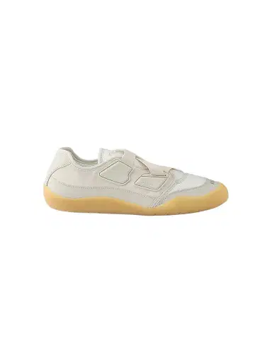 Prada Men's Speedrock Leather and Mesh Fabric Sneakers - Grey - Size 12 | Thumbnail 1 Prada Men's Speedrock Leather and Mesh Fabric Sneakers - Grey - Size 12 | Thumbnail 1